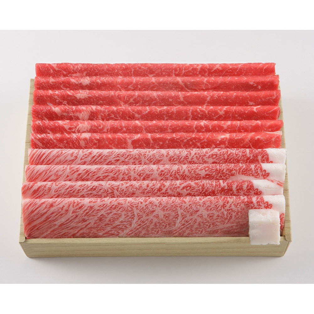 星空の黒牛すき焼用 ロース・もも 各200g