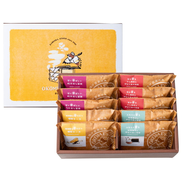 【母の日ギフト】MF OKOMEnoKAORI 手揚げ京あられ 10袋