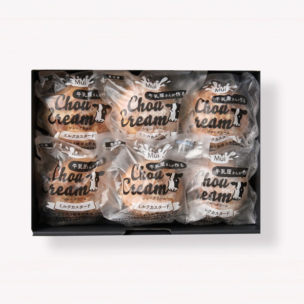 【お歳暮熨斗】牛乳屋さんが作るシュークリーム 6個