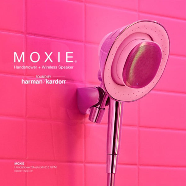 MOXIE モクシー ワイヤレススピーカー付シャワーヘッド(ポリッシュドクローム)