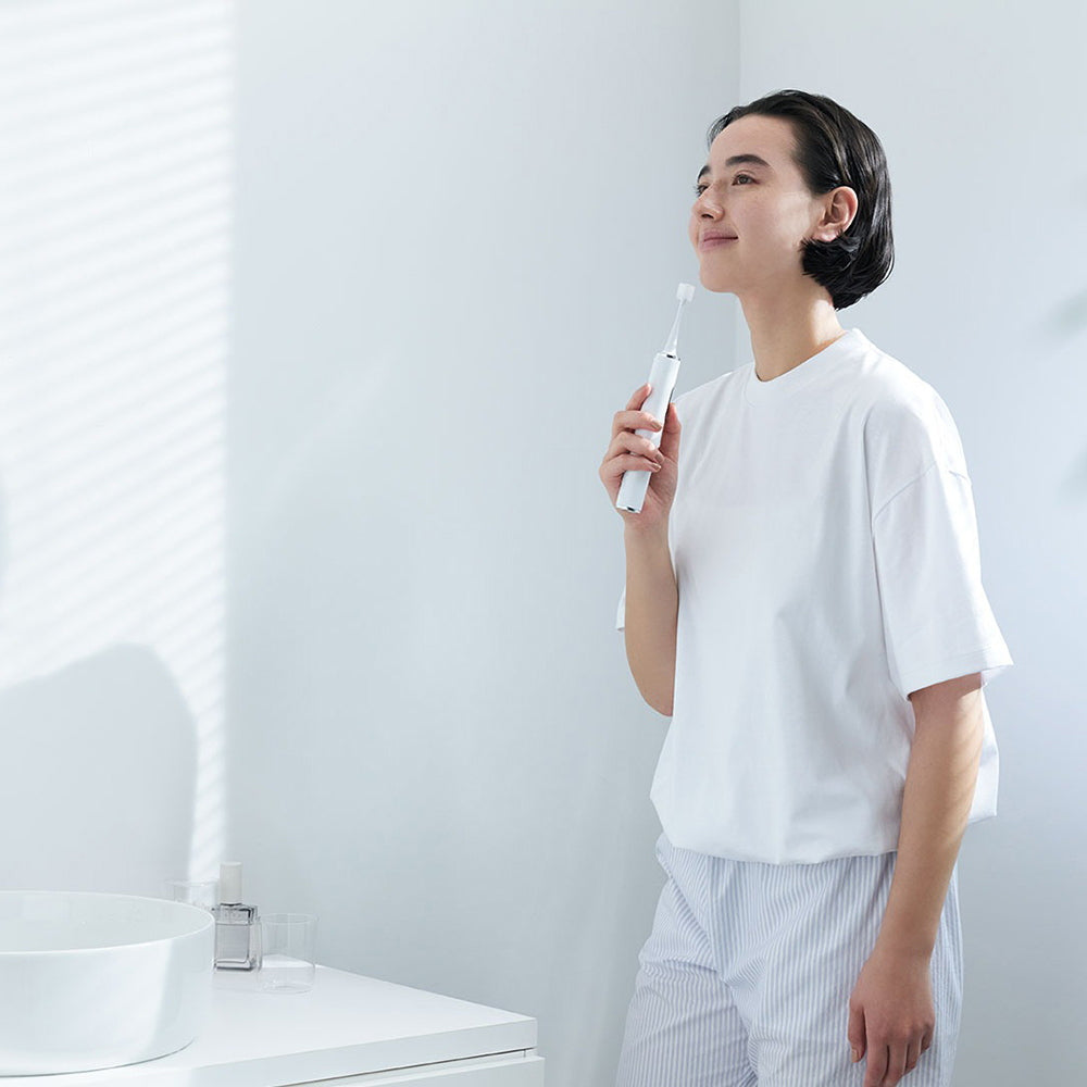 AiMY ELECTRIC TOOTHBRUSH 電動歯ブラシ 替えブラシ3本セット(ホワイト)