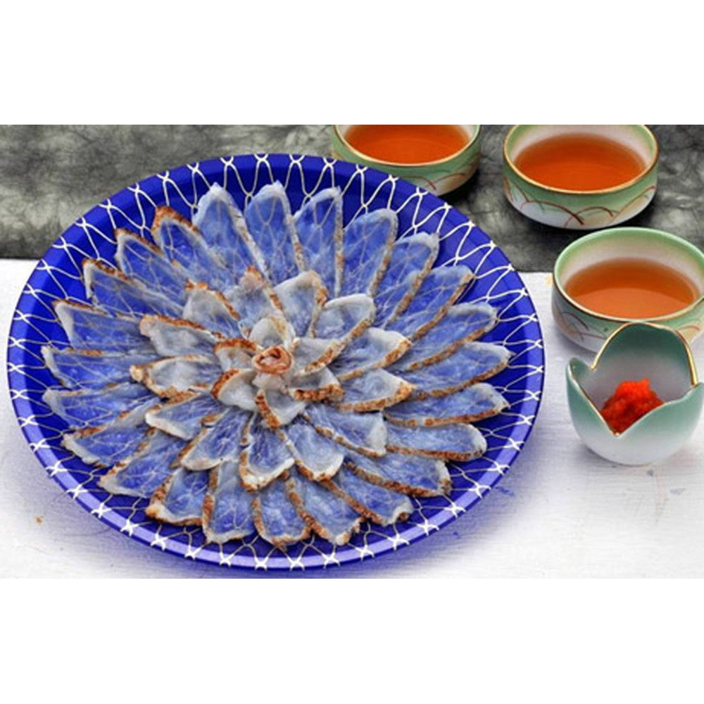 福岡 「ふく太郎本部」 山口県萩産活〆 まふく炙り刺身