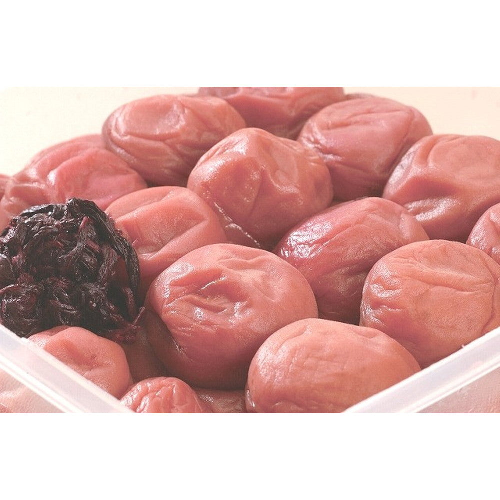 和歌山 紀州南高梅 しそ漬 昔風味、しそ入各500g×各2(ともに塩分15%)