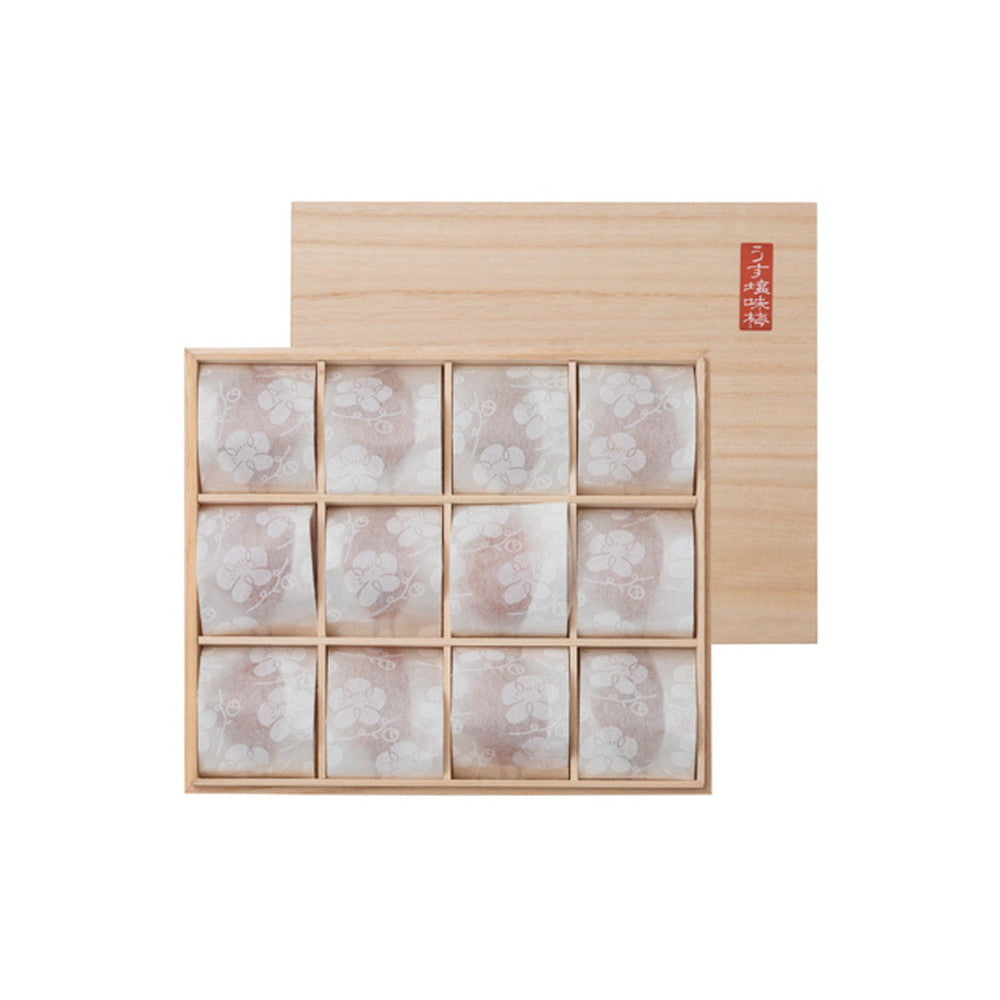 和歌山 紀州南高梅 石神の梅干(うす塩味梅) 12粒(240g) ※木箱入り