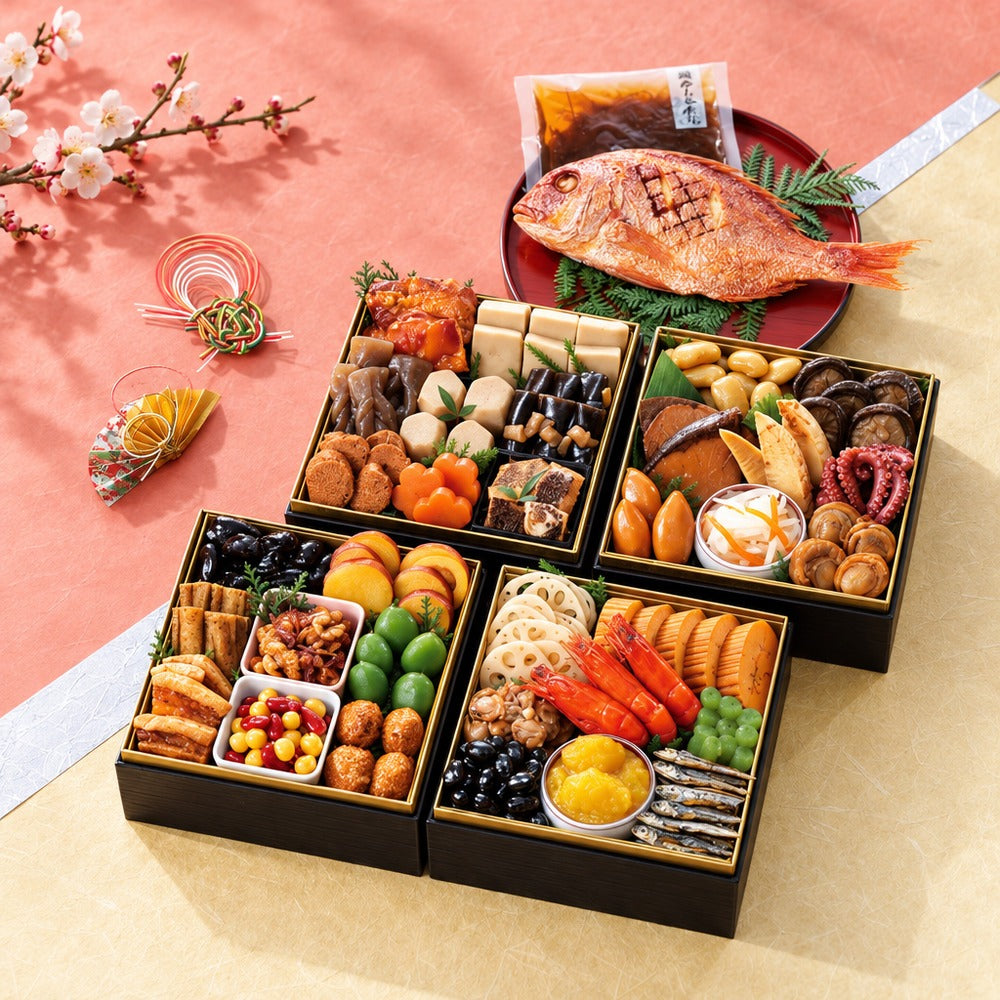 カモ井 和風おせちセット飛翔【33品】