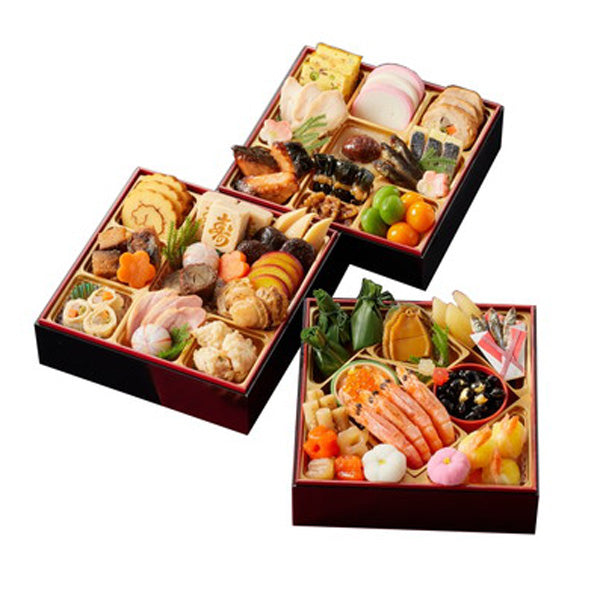 【2026年おせち予約】有馬温泉「四季の彩 旅篭」監修おせち和風三段重(3~4人前/43品)