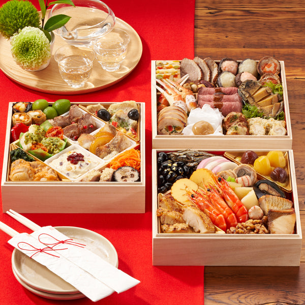 【2026年おせち予約】オイシックス和洋三段重 上高砂(39品目/3-4人前)