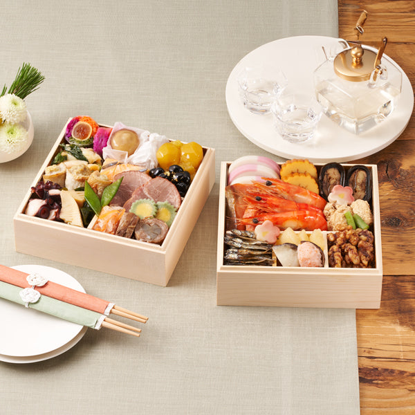 【2026年おせち予約】オイシックス和風二段重 栄福(28品目/1-2人前)