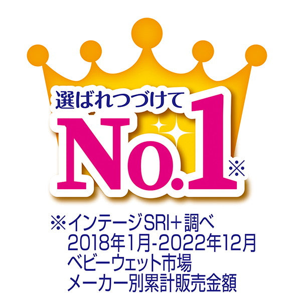 ムー二ー手口ふき 詰替58枚×8 (4袋セット)