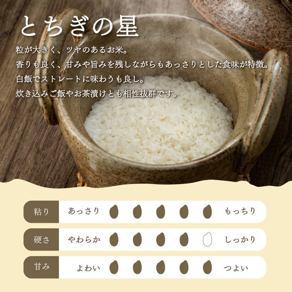 栃木県産とちぎの星 5kg×3個(合計15kg)