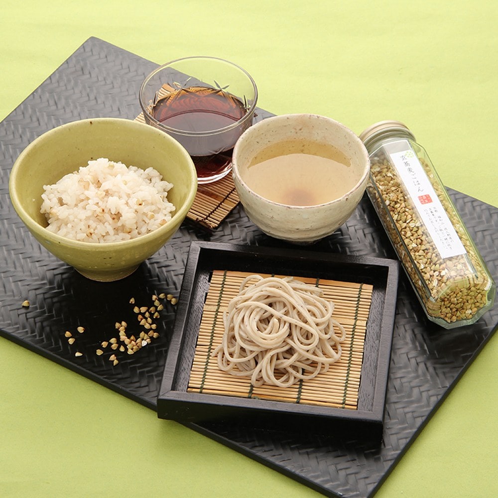 【ギフトカード】京蕎麦 丹波ノ霧 そば三昧セット (半生蕎麦4人前・霧ノ蕎麦茶・玄そばごはんの素)