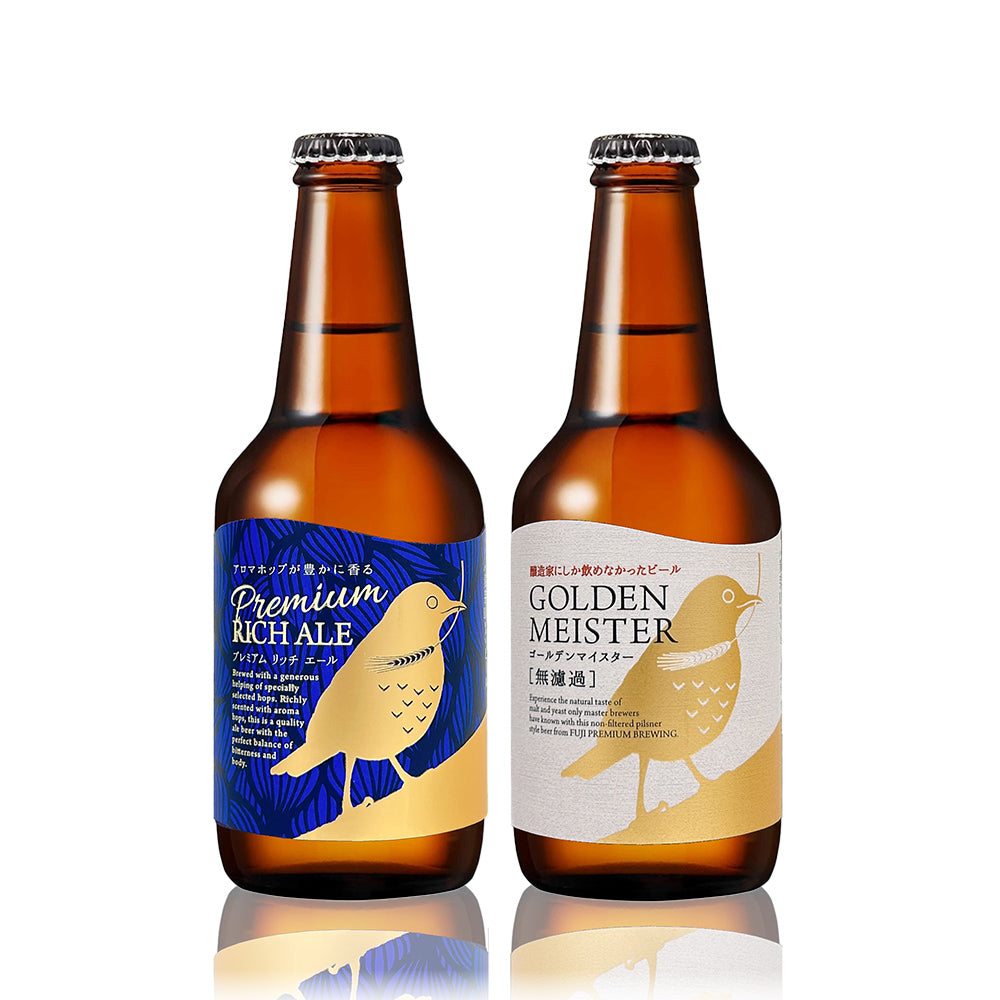 【ギフトカード】FUJI PREMIUM BREWING ラガー・エール飲み比べセット(2本)
