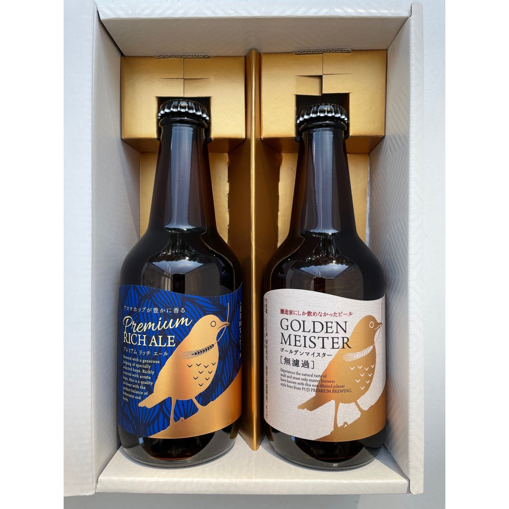 【ギフトカード】FUJI PREMIUM BREWING ラガー・エール飲み比べセット(2本)