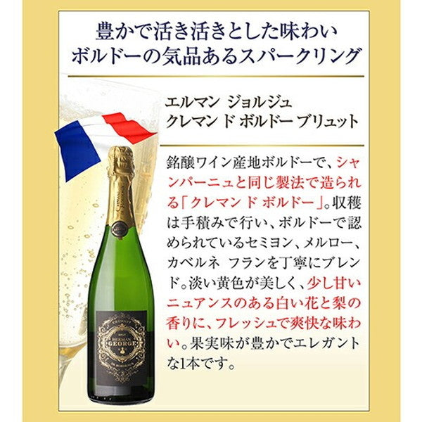 シャンパン製法 辛口泡6本セット【常温便】