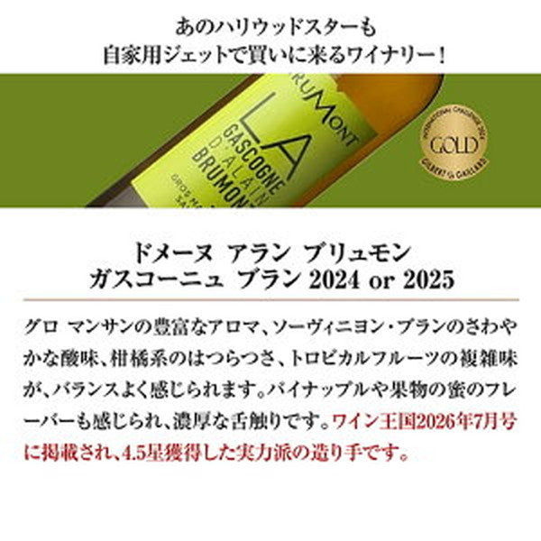 ボルドー&ガスコーニュ ブラン6本【常温便】