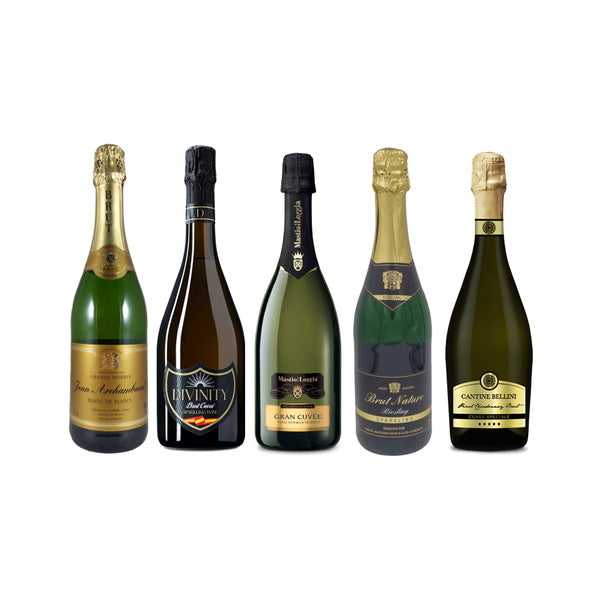 世界の名醸スパークリングワイン飲み比べ5本セット