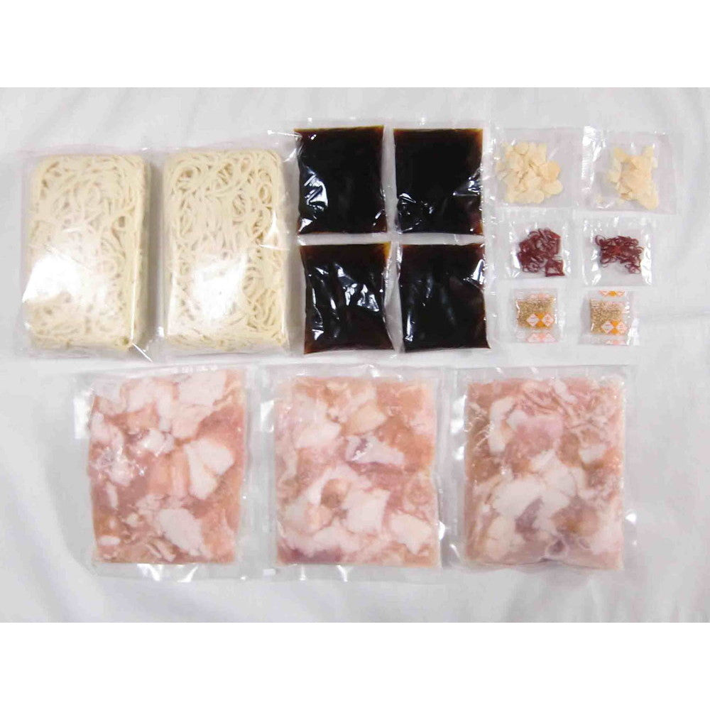 福岡 博多 牛もつ鍋セット(スープ85g×4袋 牛もつ肉100g×3袋 等)