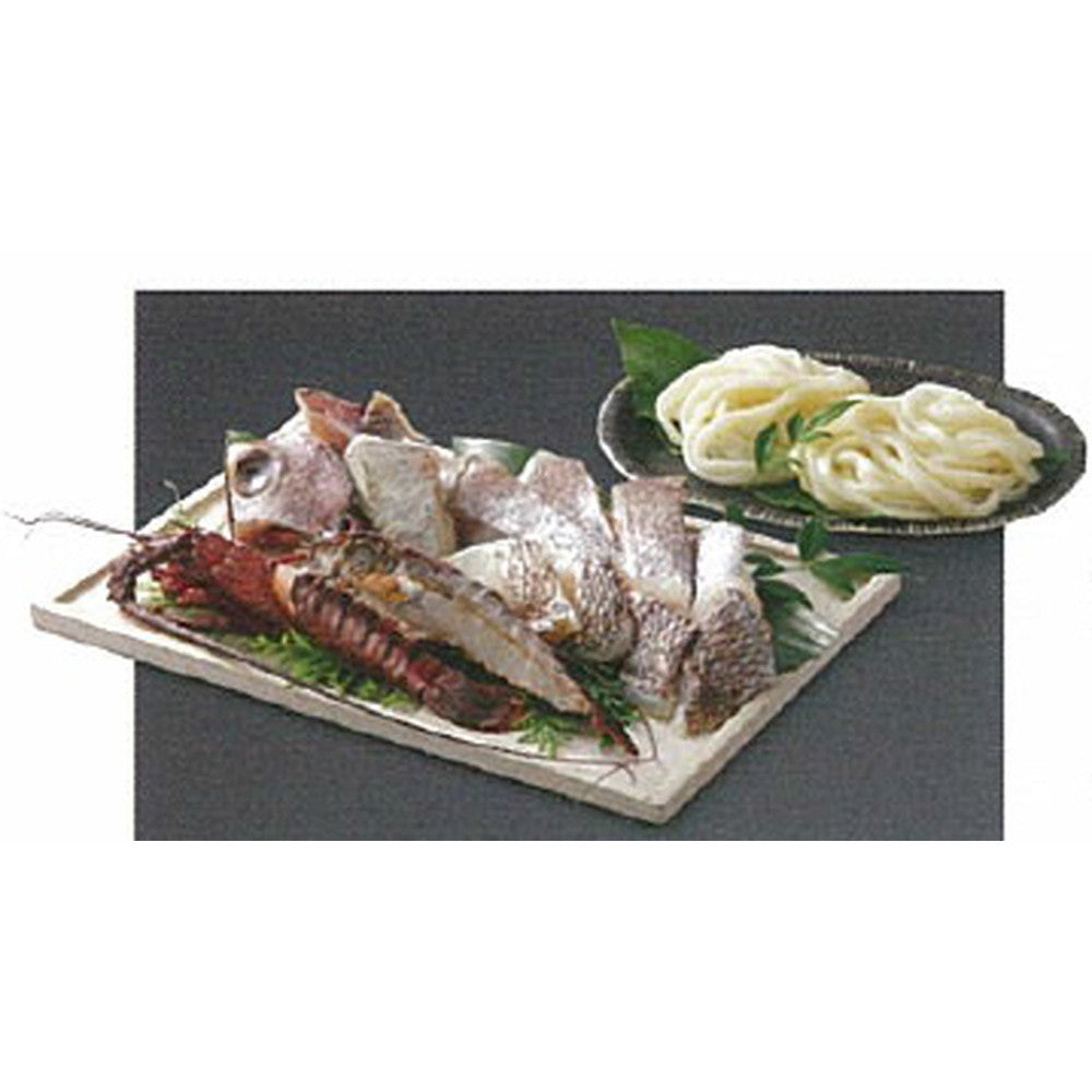 徳島 「吟月」 天然伊勢海老と鯛の祝い鍋セット(生伊勢海老1尾120g等)