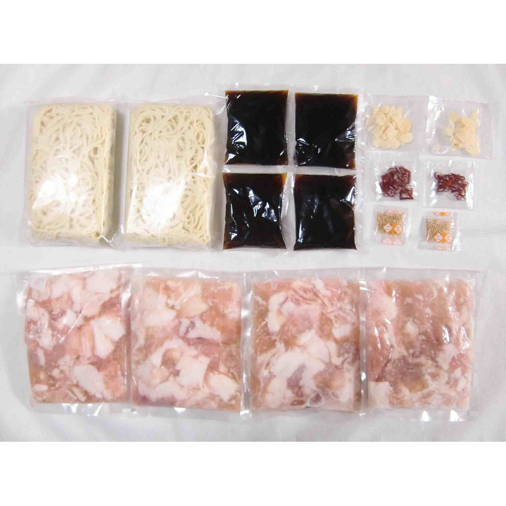 【母の日ギフト】福岡 博多 牛もつ鍋セット(スープ85g×4袋 牛もつ肉100g×4袋 等)