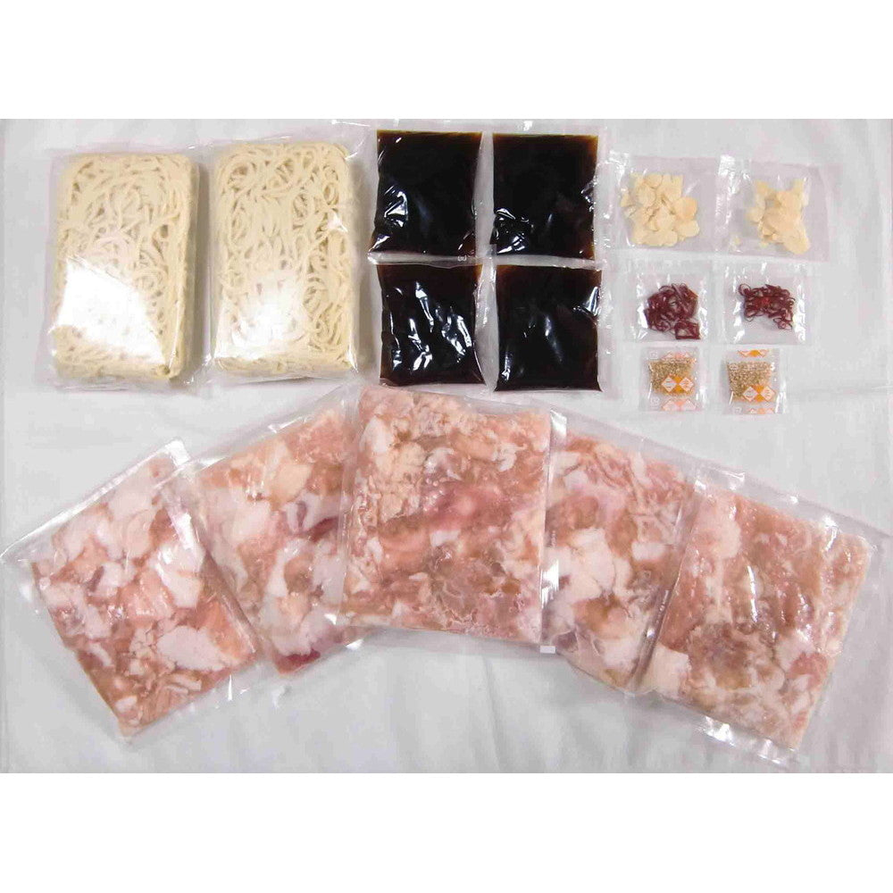 福岡 博多 牛もつ鍋セット(スープ85g×4袋 牛もつ肉100g×5袋 等)