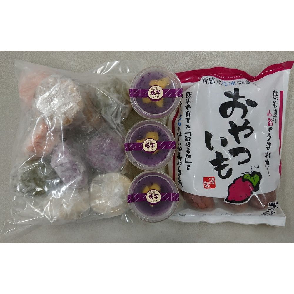 【母の日ギフト】熊本 「芋屋長兵衛」 お芋のカラフルセット【いきなり団子、おやついも、焼芋プリン】