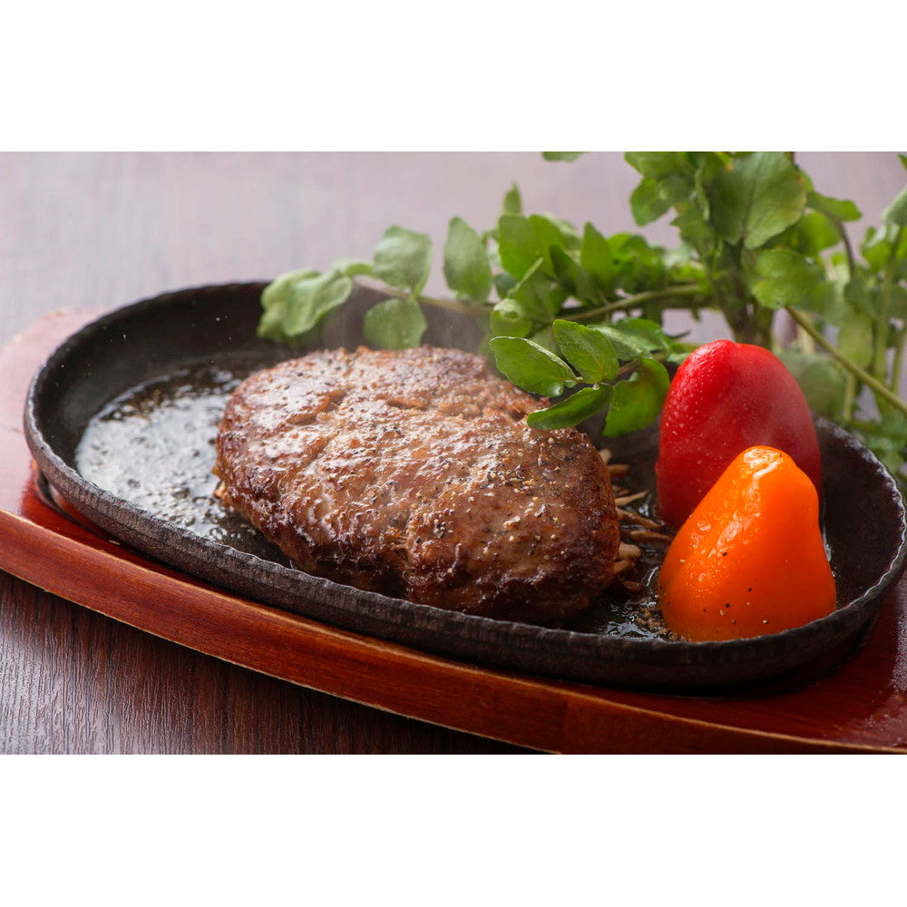 宮崎牛専門レストラン 「ミヤチク」こだわりハンバーグセット4個【2種 x 各2個】