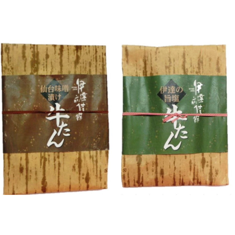 宮城 伊達前佳饌 牛たんセット【仙台味噌漬け・伊達旨塩仕込み 各200g】