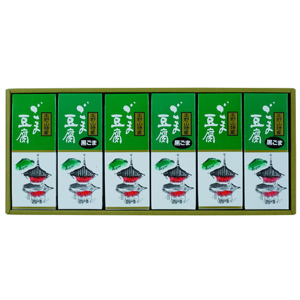和歌山「大覚総本舗」 ごま豆腐みそだれ・黒蜜付【白胡麻豆腐・黒胡麻豆腐 x 各6個】