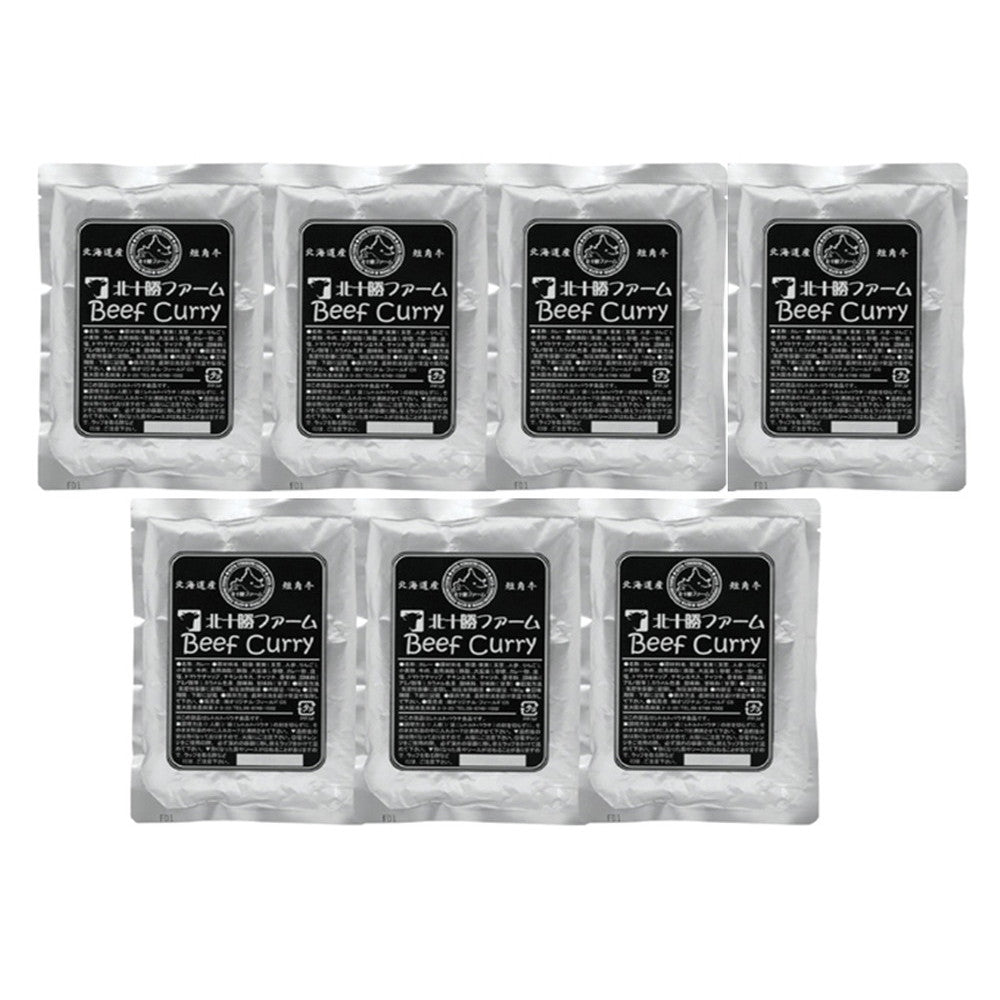 北海道 北十勝ファーム 短角牛カレー【7食】
