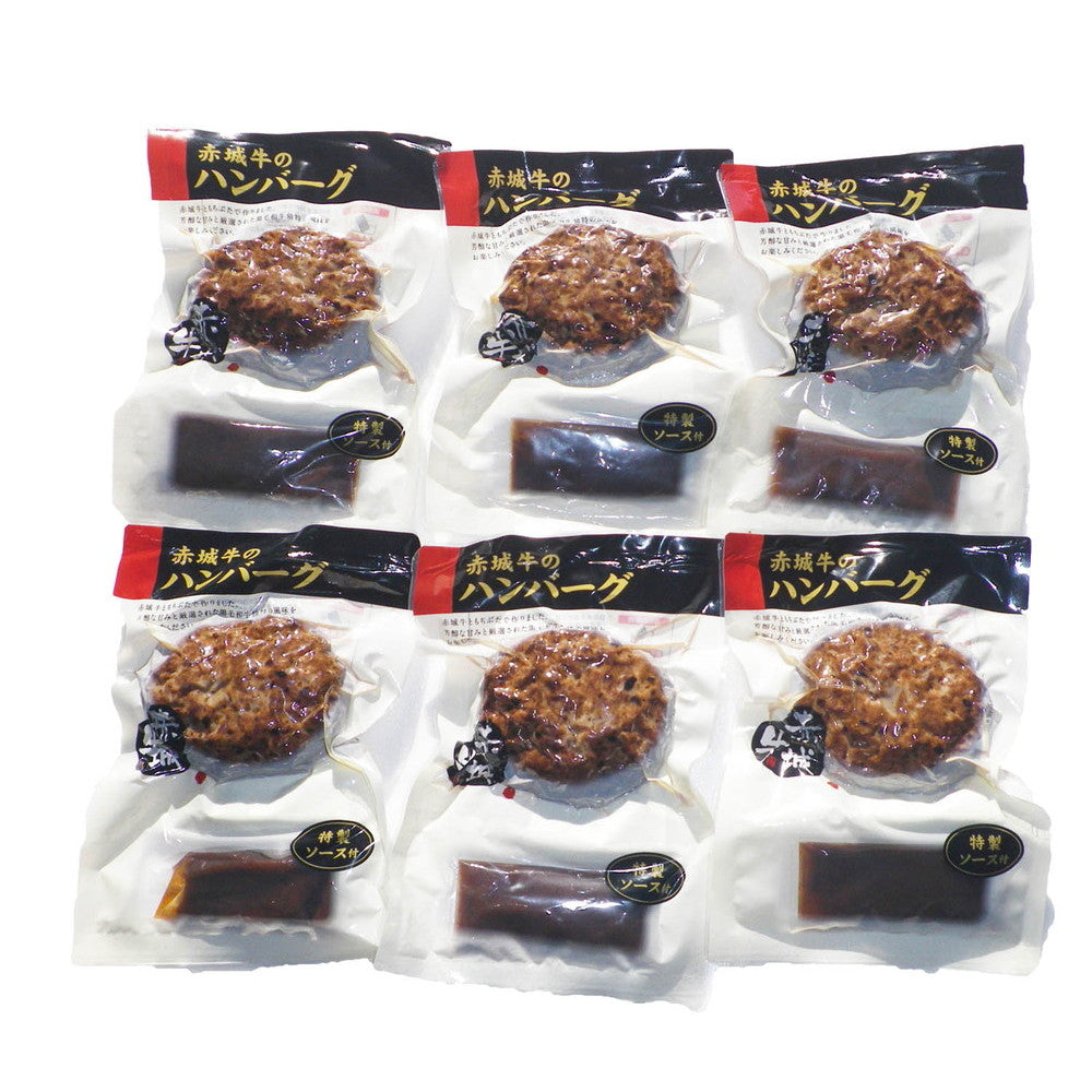 【母の日ギフト】群馬 「赤城牛のとりやま」 赤城牛ハンバーグ 赤城牛焼き上げハンバーグ130g、デミソース20g×各10
