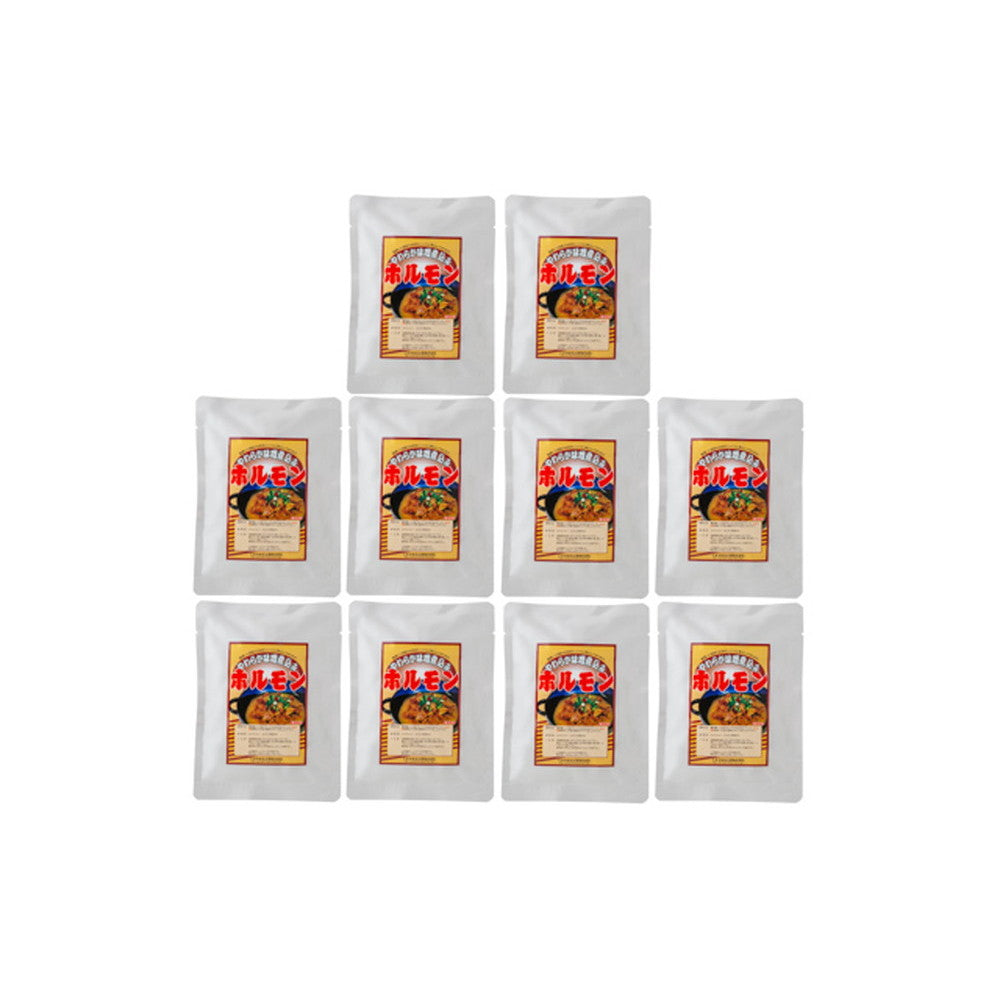 秋田県産豚 やわらか味噌煮込みホルモン計2kg【豚ホルモン200g x 10】