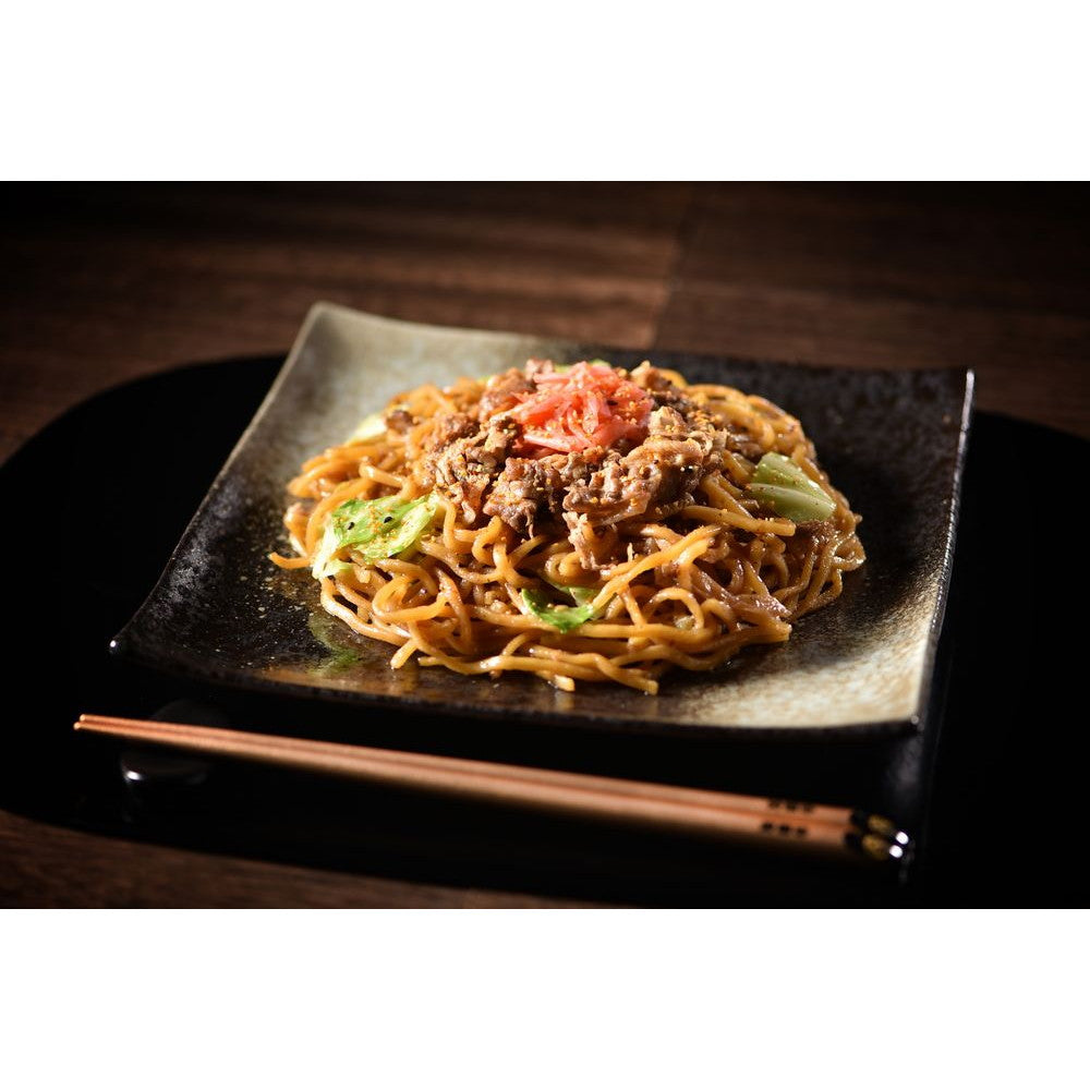 「吉野屋×富士宮やきそば」 牛肉やきそば計8食【牛肉やきそば2食入 x 4袋】