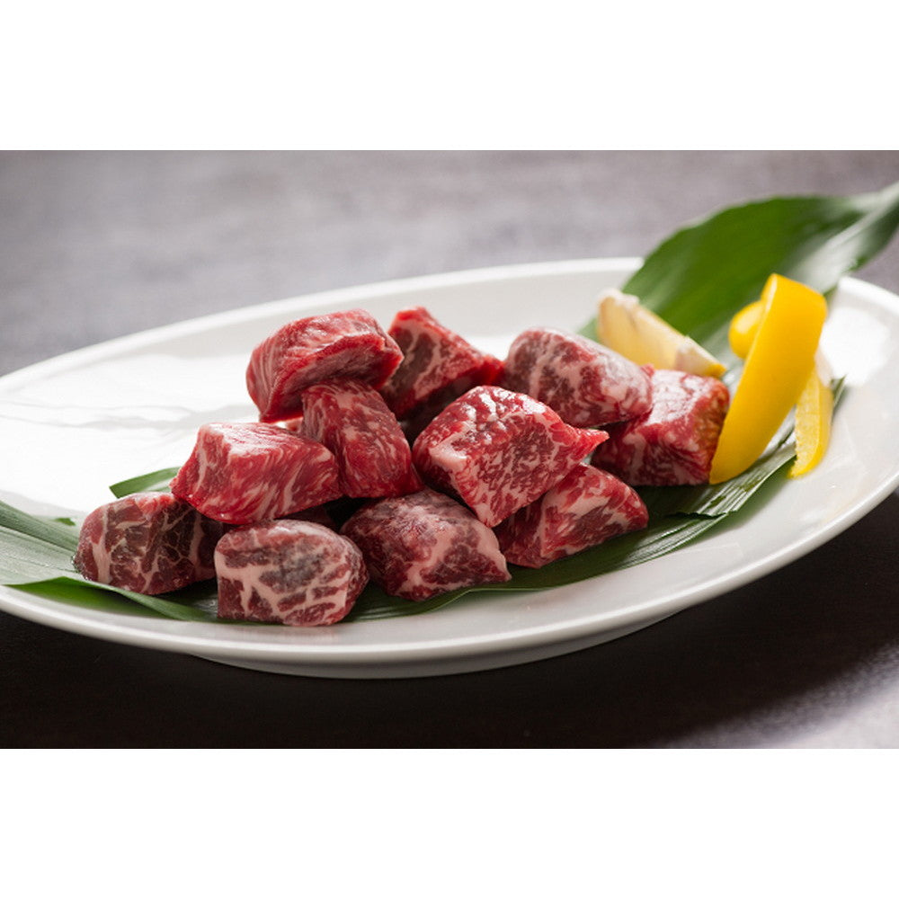 長野 信州アルプス牛サイコロステーキ【モモ 400g】