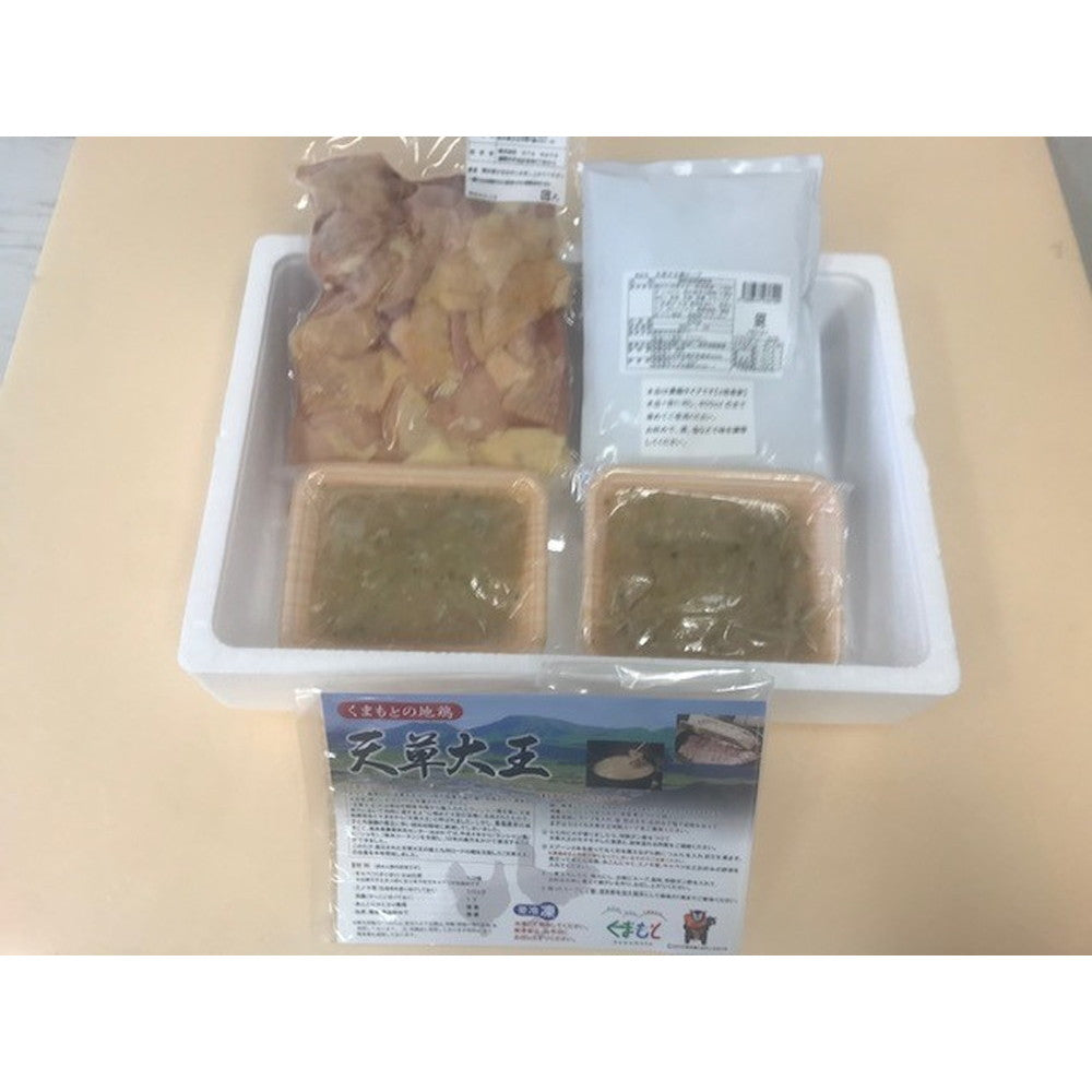 【母の日ギフト】熊本の地鶏 「天草大王」水炊きセット【天草大王鶏肉400g・特製つみれ300g・水炊きスープ】