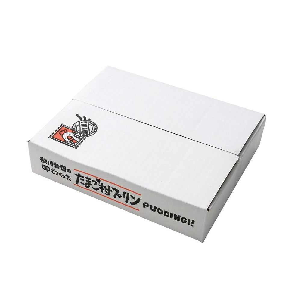 秋川牧園の卵でつくったたまご村プリン4個