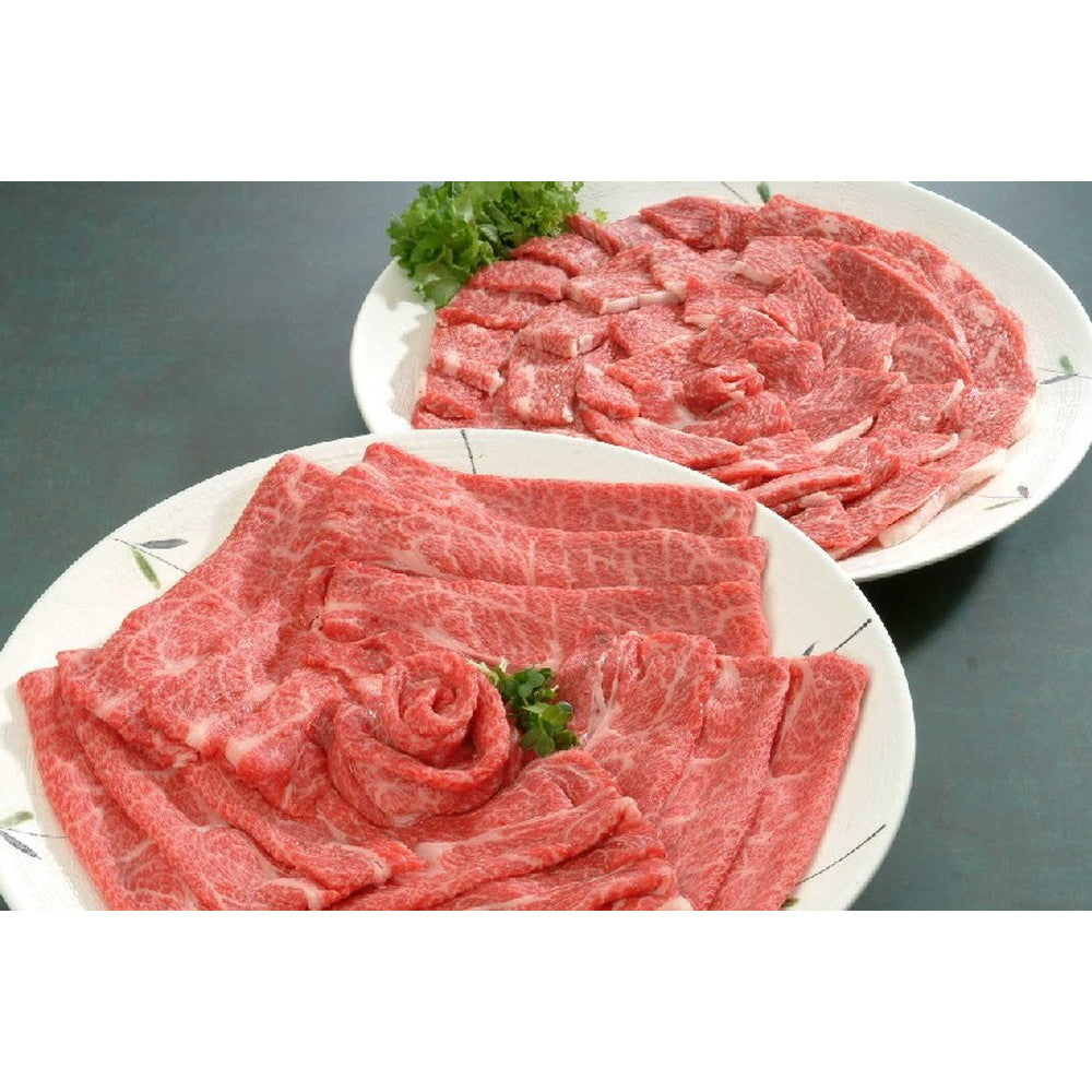 三重「霜ふり本舗」松阪牛 すきやき&焼肉 計800g