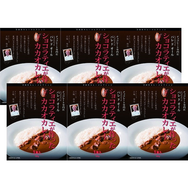 【母の日ギフト】「ショコラティエ パ レ ドオール」ショコラティエが作ったカカオカレー6食
