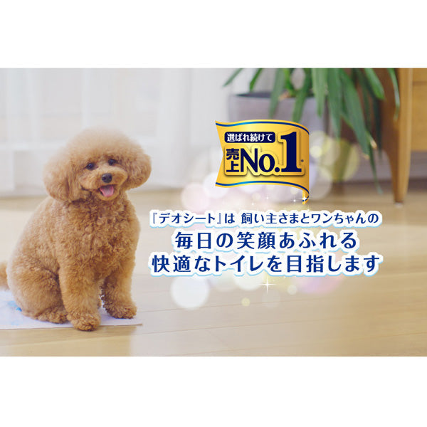 デオシート しっかり超吸収香り消臭タイプホワイトフローラル&グリーングラスの香りレギュラー108枚(4袋)