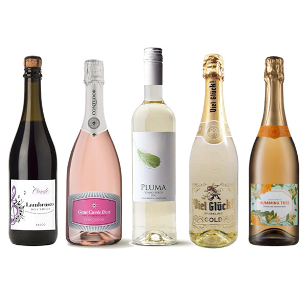 5色の泡を飲み比べ5本セット(スパークリングワイン5本セット)