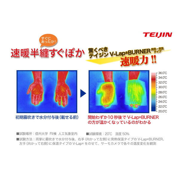 TEIJIN 帝人 速暖半てん すぐぽかリバーシブル(S-M/コーラルピンク)