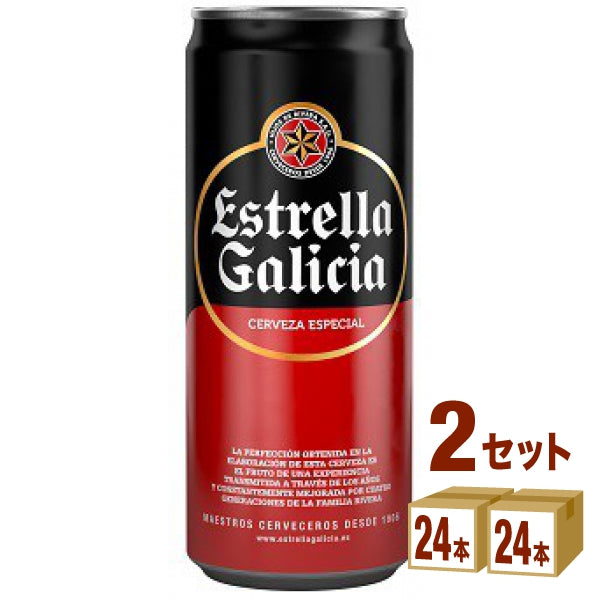 アイコン・ユーロパブエストレーリャ・ガリシアセルベサ・エスペシアル缶スペイン330ml【48本(2ケース)】