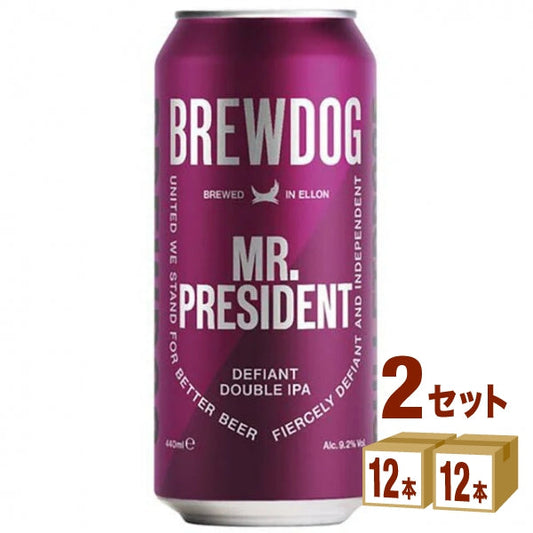 ブリュードッグミスタープレジデントIPA缶スコットランド440ml【24本(2ケース)】