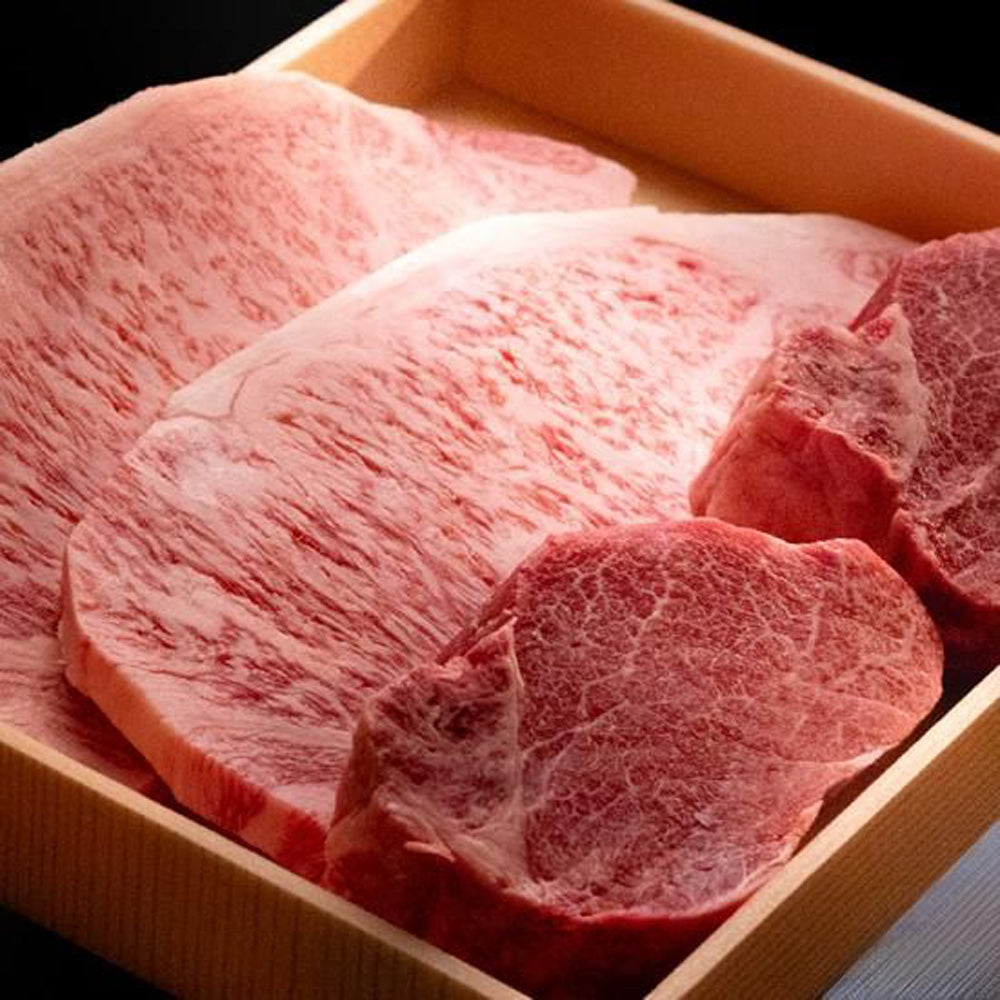 【ギフトカード】宮崎県産　有田牛　サーロイン＆ヒレステーキ 食べ比べ 700g