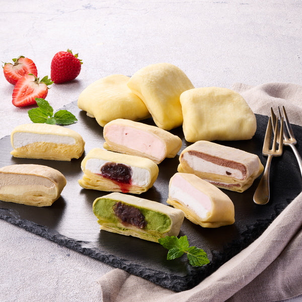 【母の日ギフト】MF和田又　７種の手包みもちっとクレープ　１０個