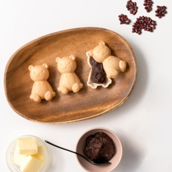 【母の日ギフト】Mホシファーム　カーネーション＆くまモナカ堂　くまの手作りあんバターモナカ３個