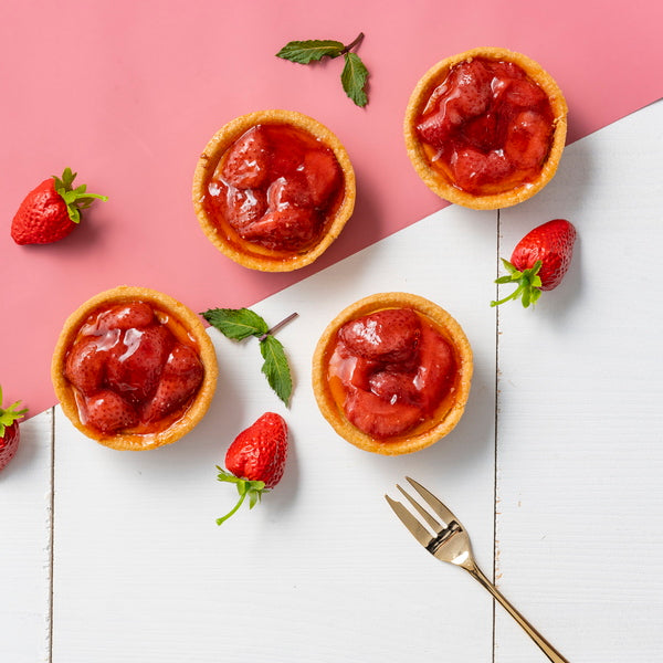 【母の日ギフト】Mホシフルーツ　あまおう苺のチーズケーキタルト　５個