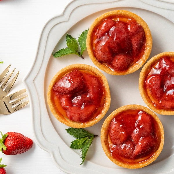 【母の日ギフト】Mホシフルーツ　あまおう苺のチーズケーキタルト　５個