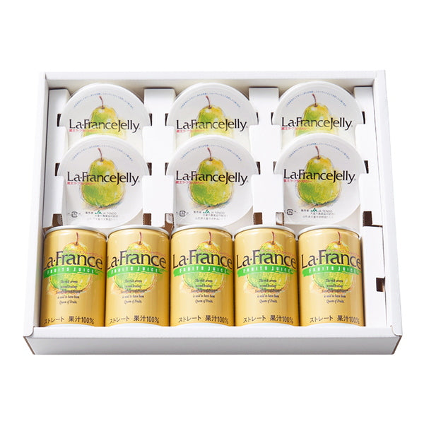 【母の日ギフト】ラ・フランスゼリー＆ジュースセット