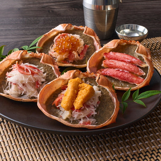 【お歳暮熨斗】かにみそ甲羅盛りセット