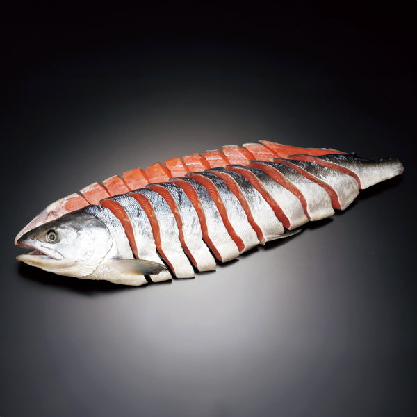 【お歳暮熨斗】北海道　銀毛新巻鮭　姿切り身